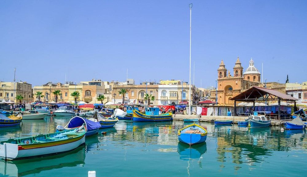 Marsaxlokk Bay Image